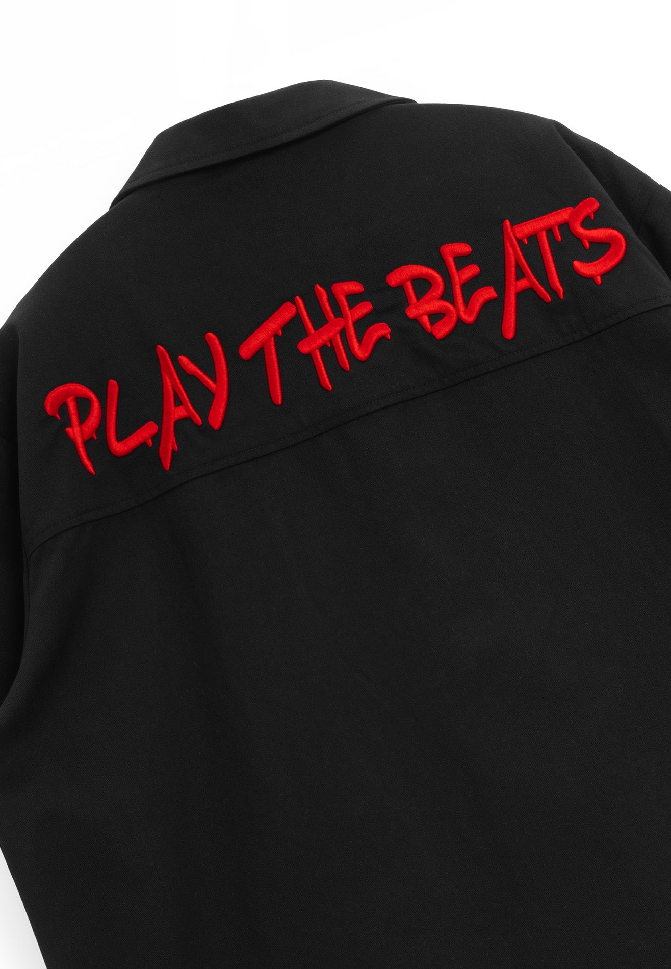 DRUM S. CNY Exclusive Short Sleeve Boxy Shirt- Black