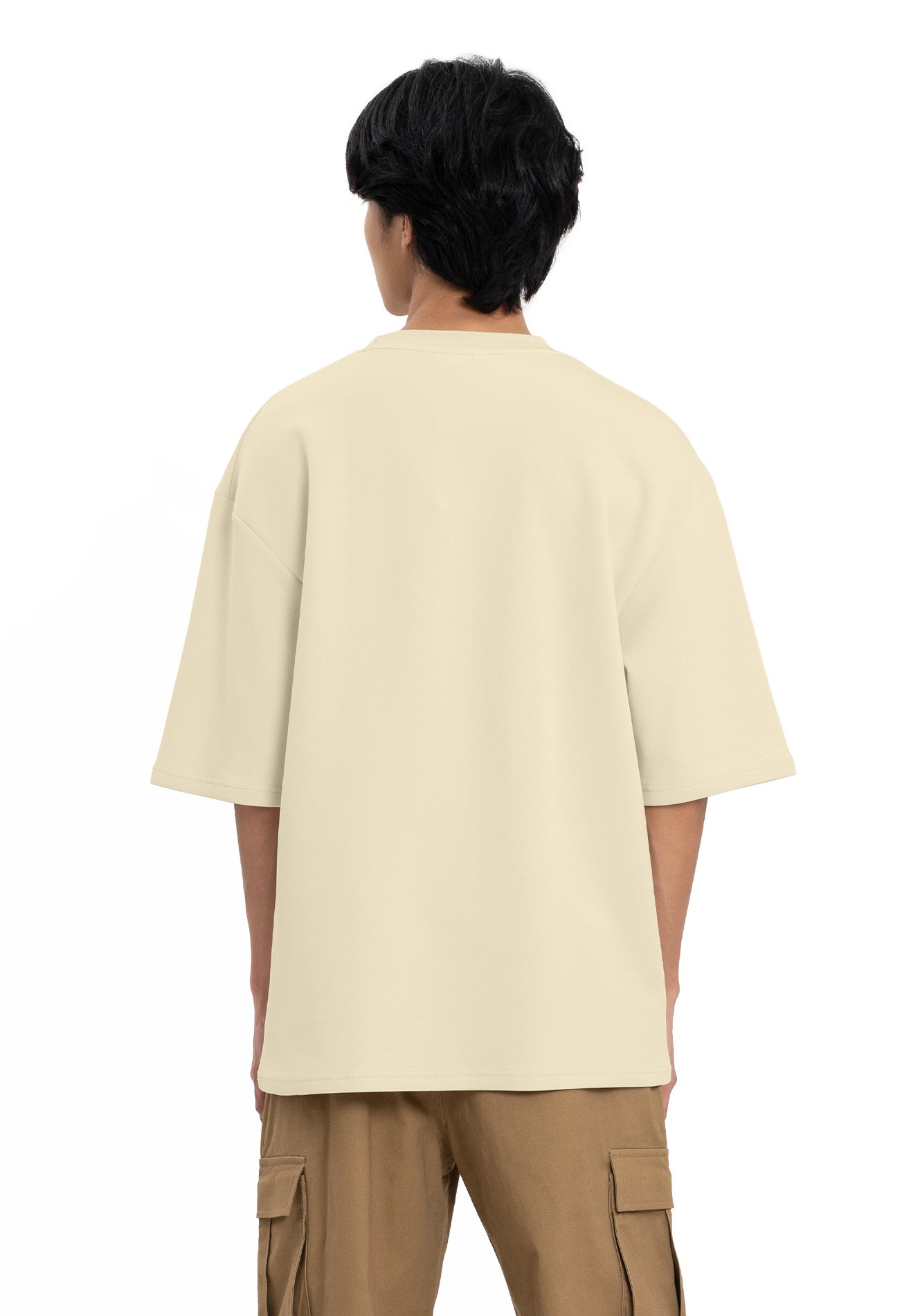 DRUM Select Classic Oversized Tee- Light Khaki