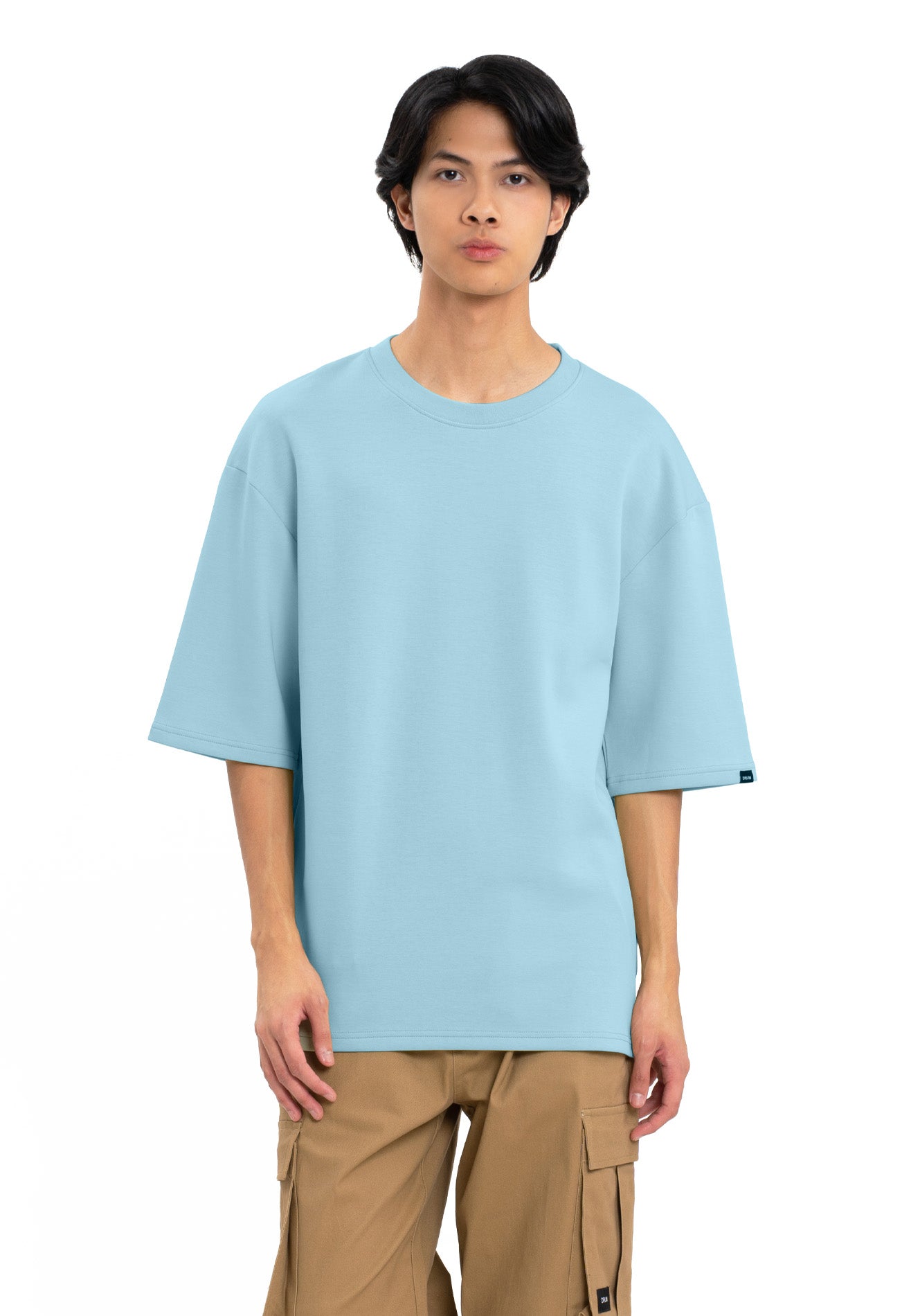 DRUM Select Classic Oversized Tee- Light Blue