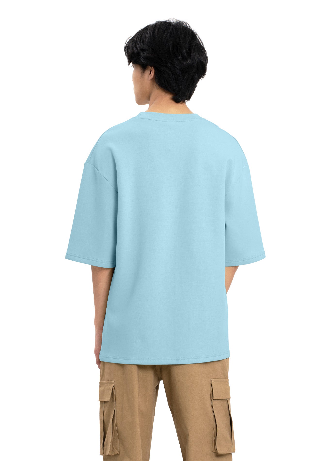 DRUM Select Classic Oversized Tee- Light Blue