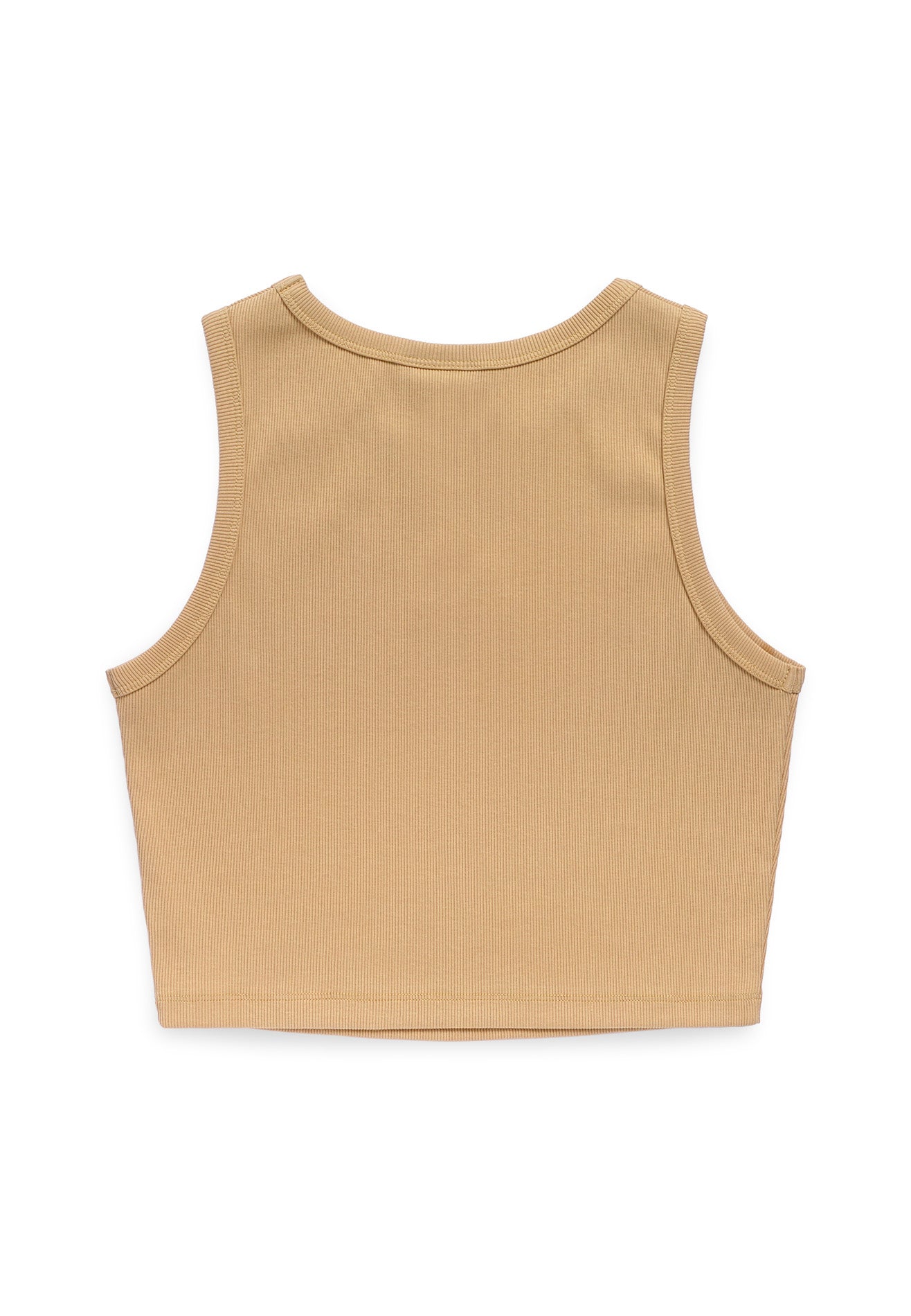 Select Ladies Tank Crop Top- Khaki