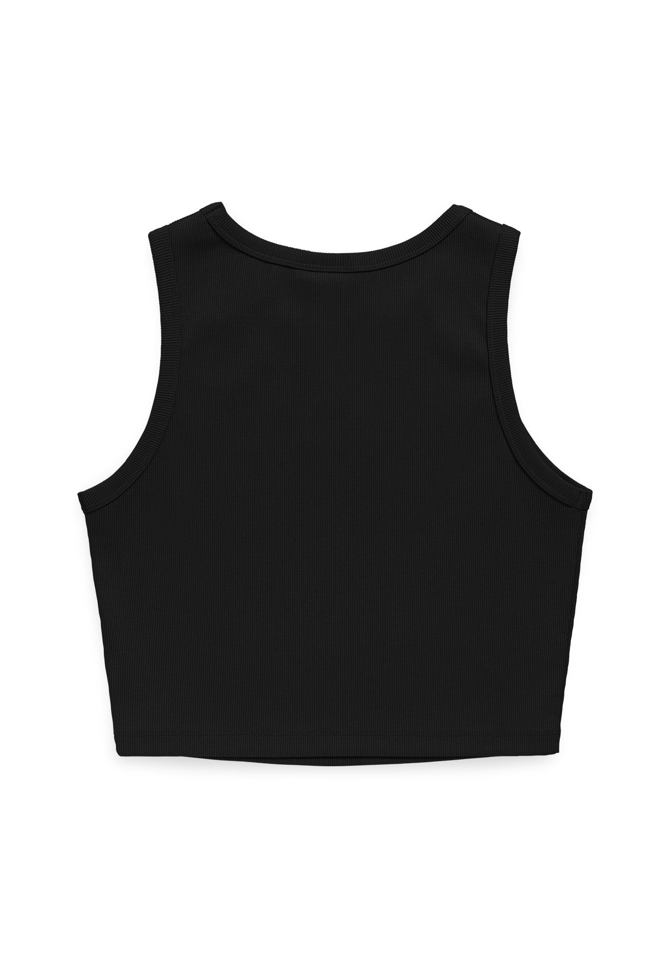 Select Ladies Tank Crop Top- Black