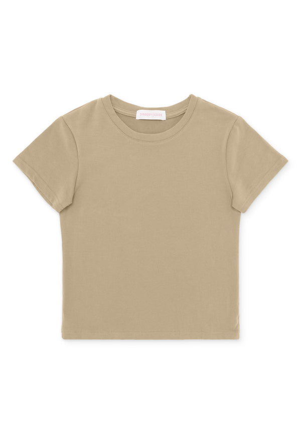 Comfy Basic Slim Fit T-shirt- Green