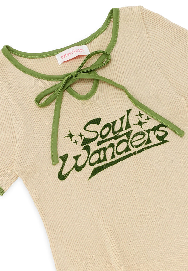 Soul Wonders Knit Top- Khaki