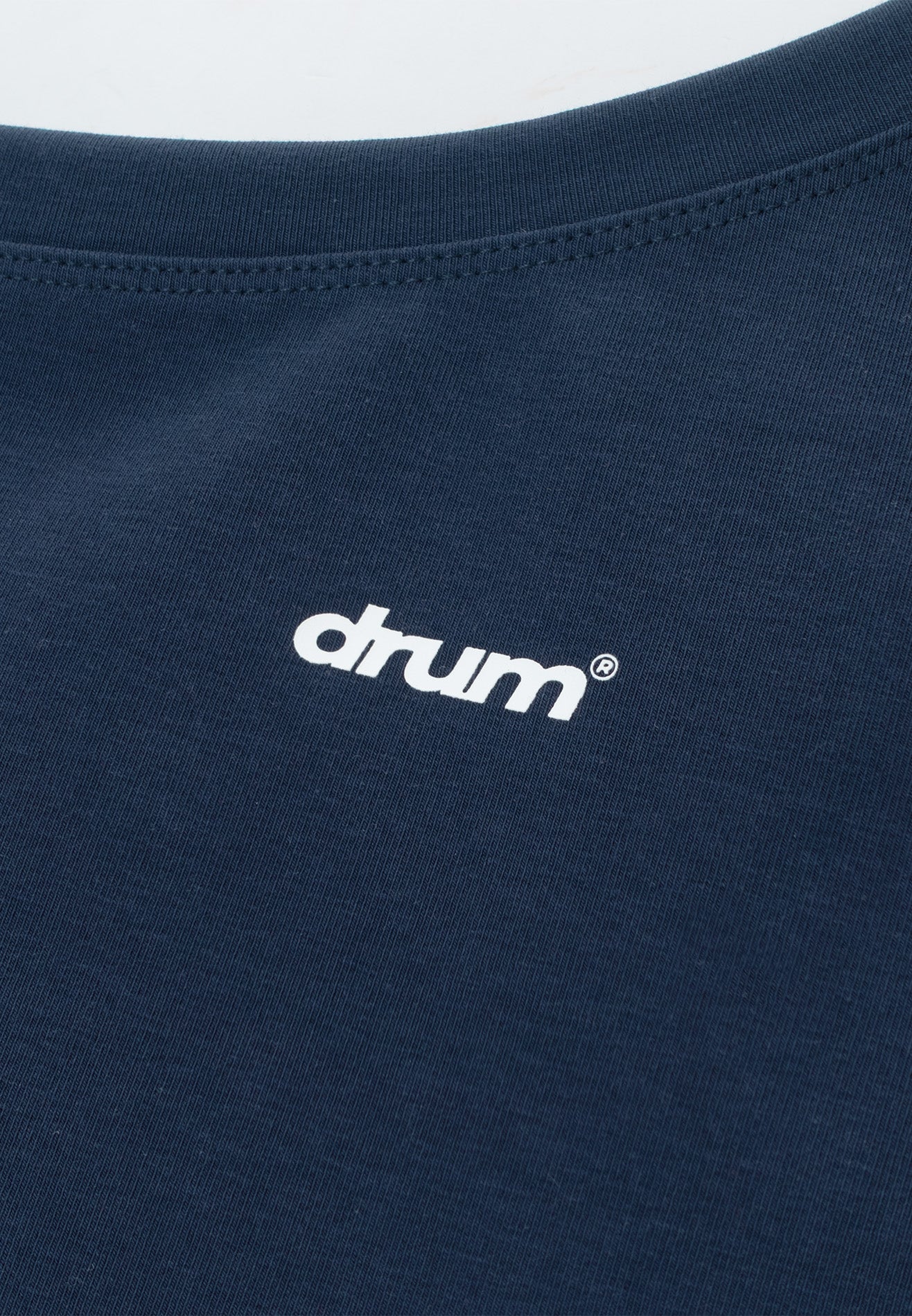 DRUM E. Women Asymmetrical Neckline Top- Dark Blue