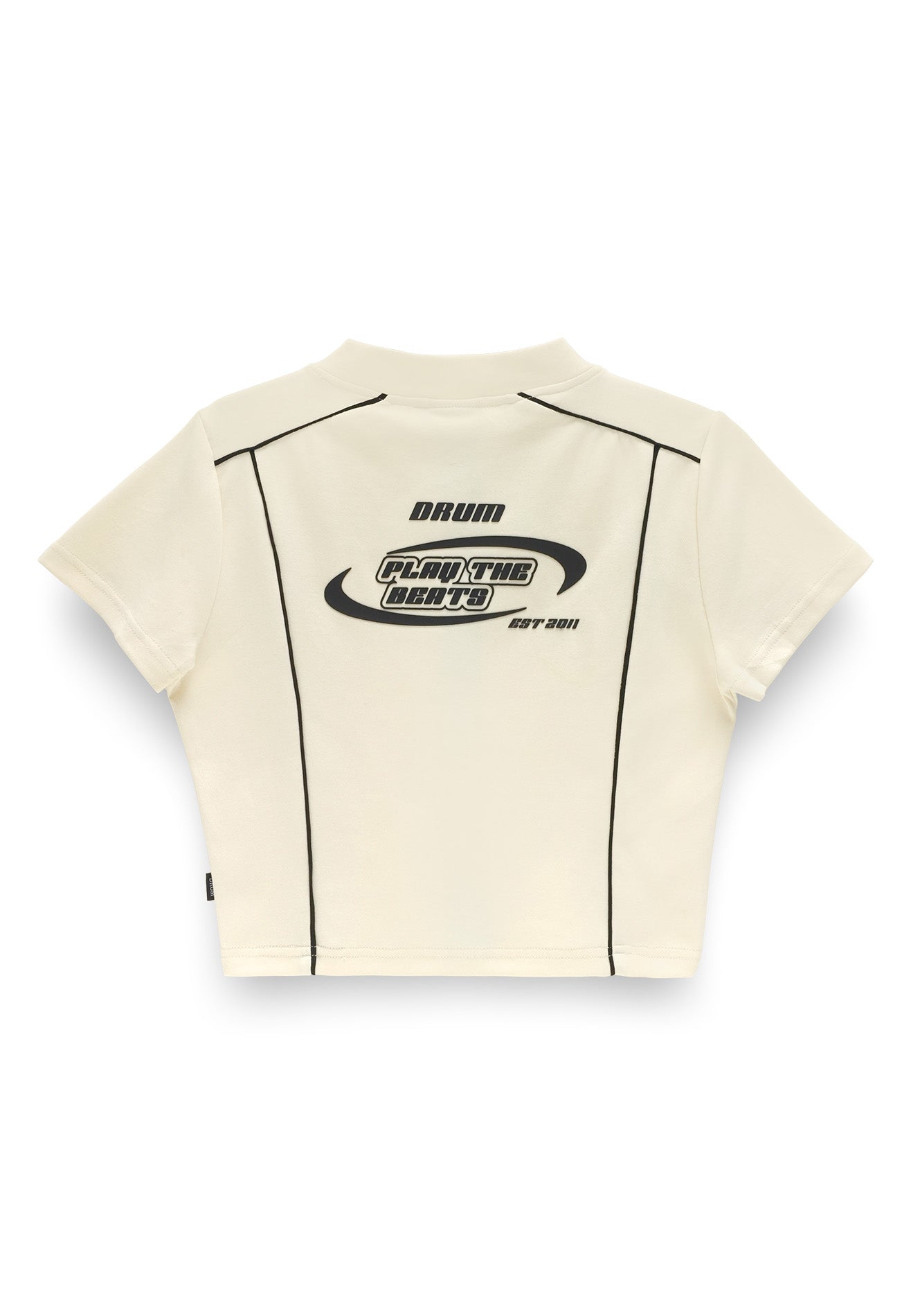 DRUM Select Full Zip Crop Top- Light Khaki