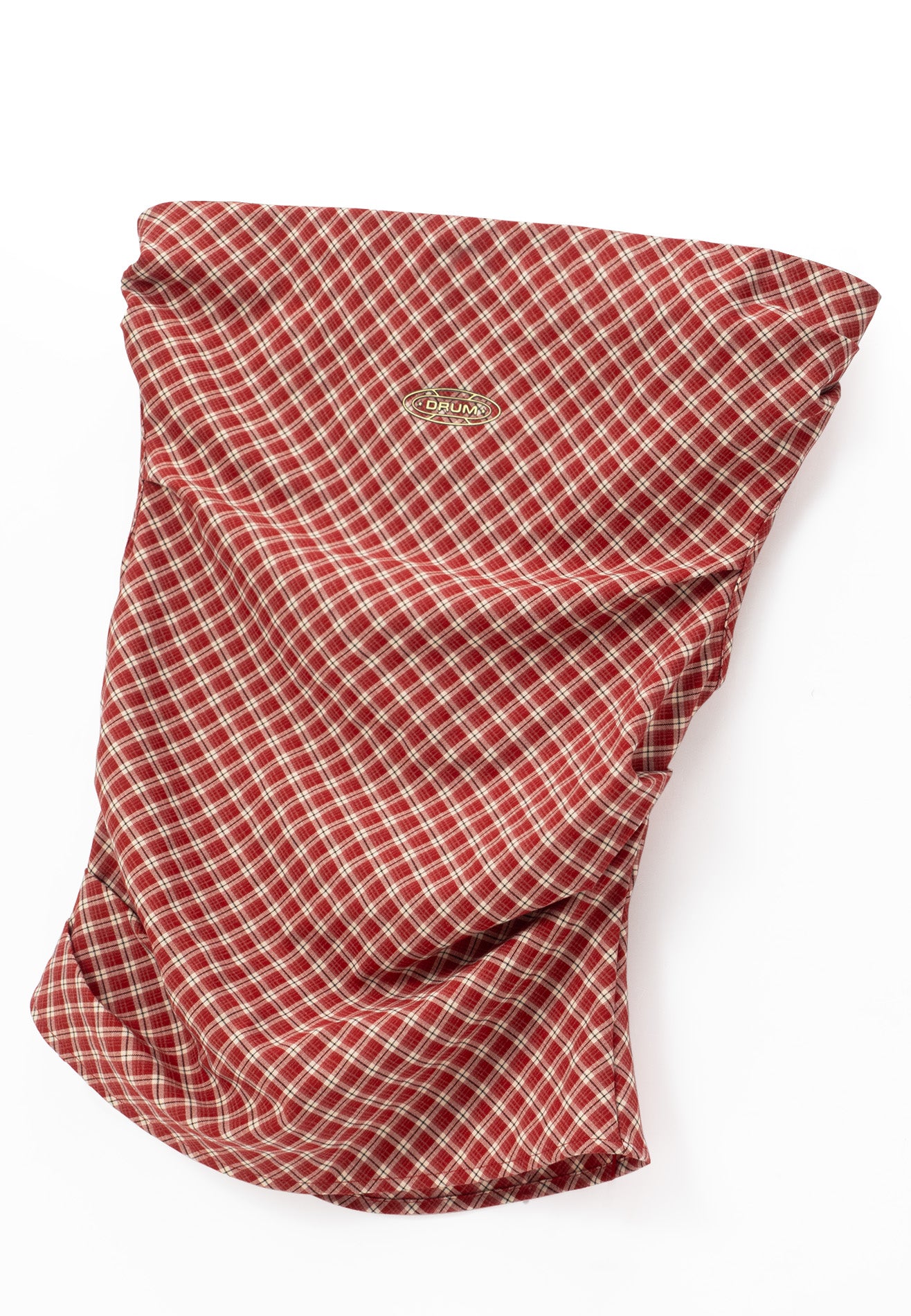 DRUM S. Women Checkmate Edition Off Shoulder Top- Red