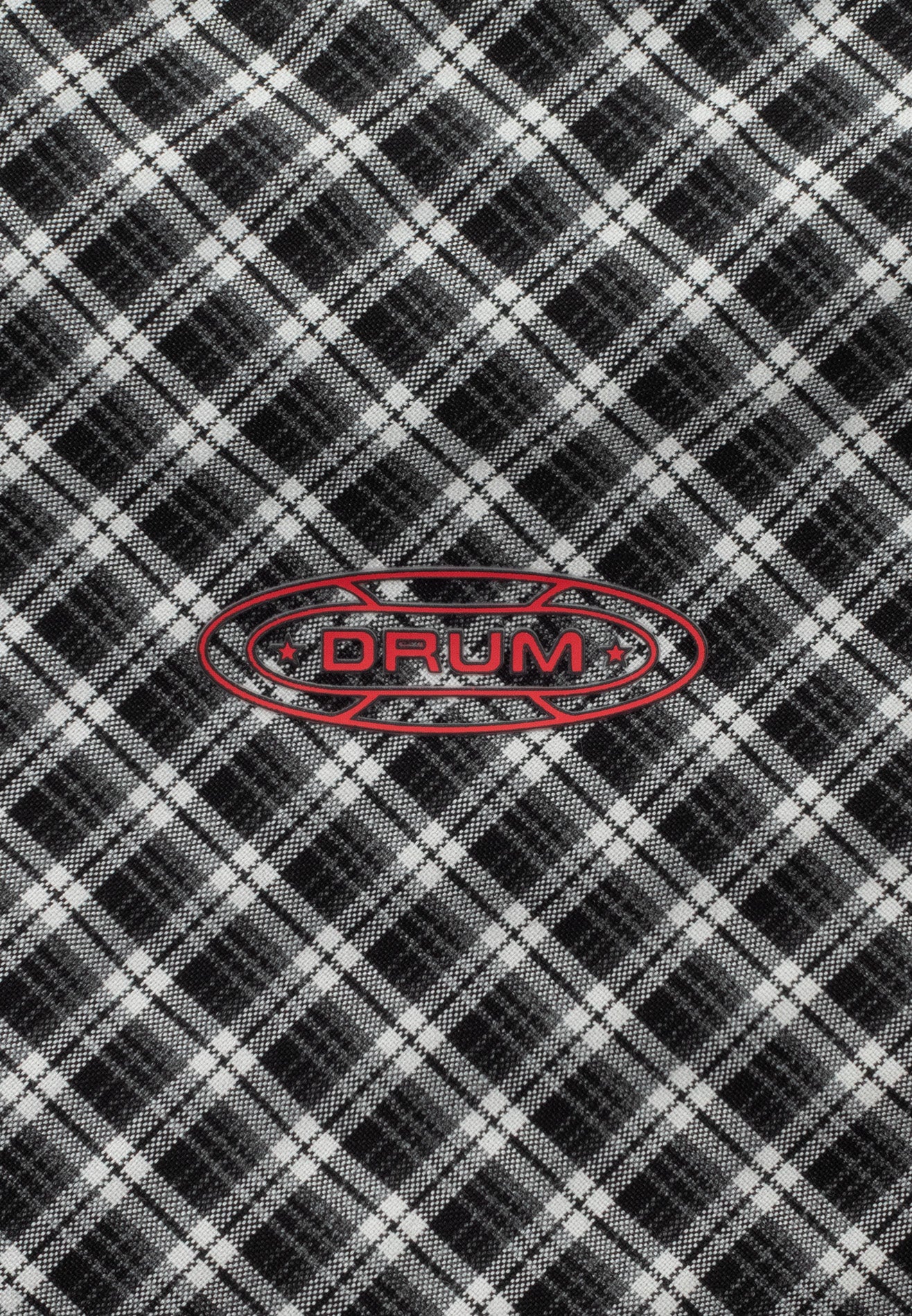 DRUM S. Women Checkmate Edition Off Shoulder Top- Black
