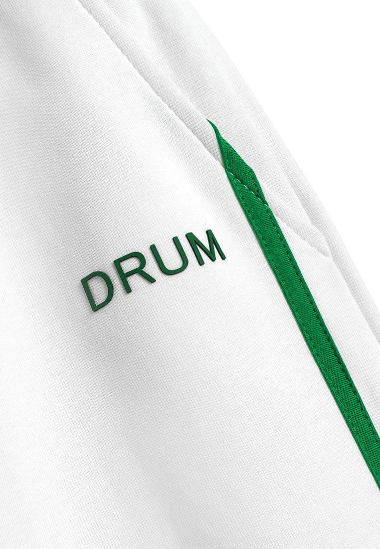 DRUM Select Side Stripe Sweatpants- White