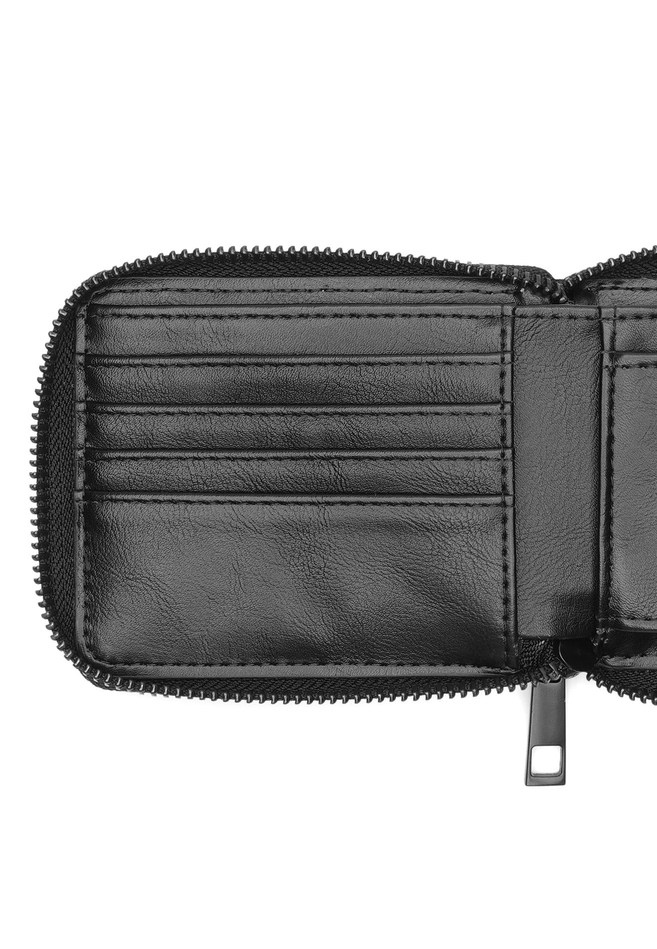 DRUM Zip Wallet- Black