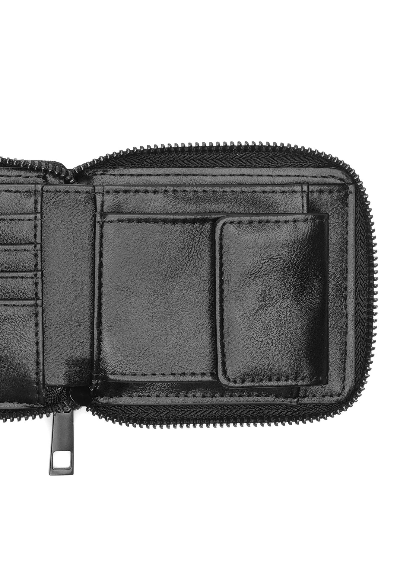 DRUM Zip Wallet- Black